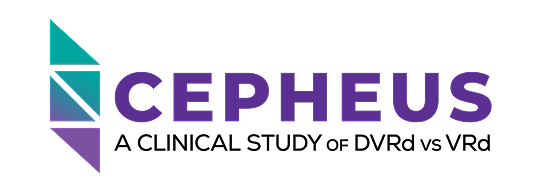 CEPHEUS, A CLINICAL STUDY of DVRd vs VRd, logo