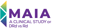 MAIA, A CLINICAL STUDY of DRd vs Rd, logo